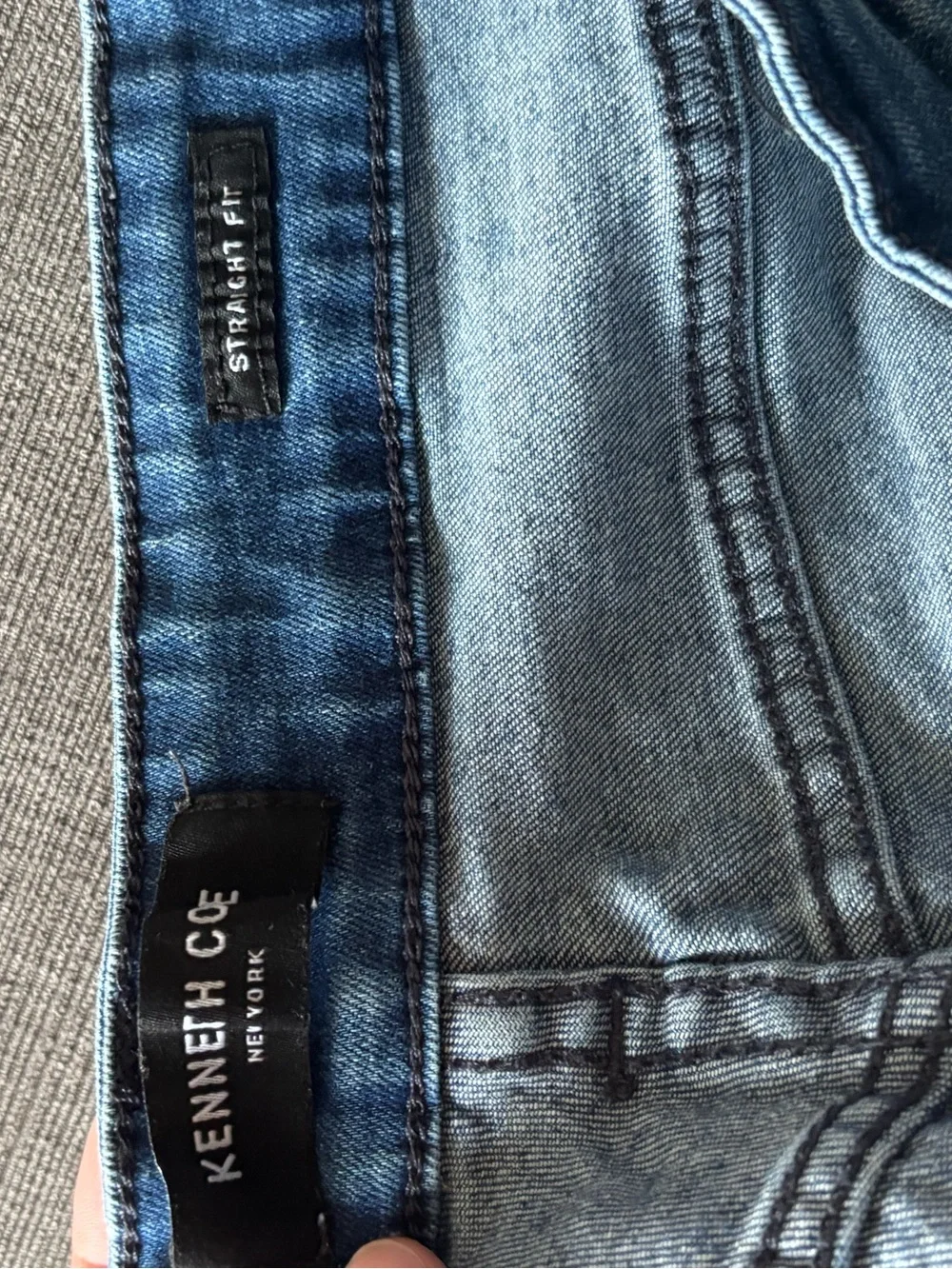 Kenneth Cole Men’s Slim Fit Jeans 30x29 Medium Blue Recycled Stretch Denim